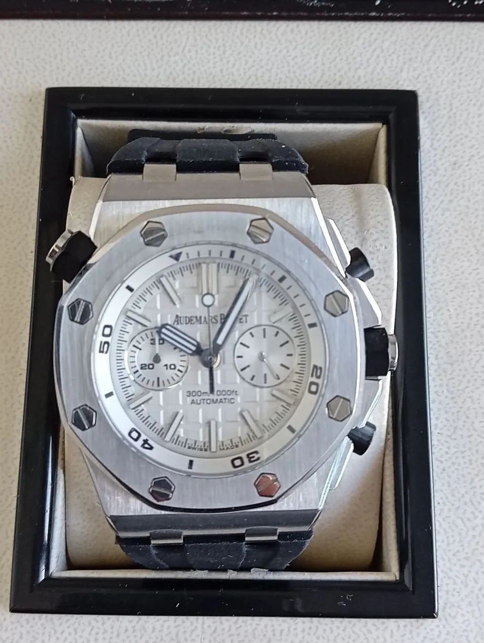 Relógio Audemars Piguet Royal branco