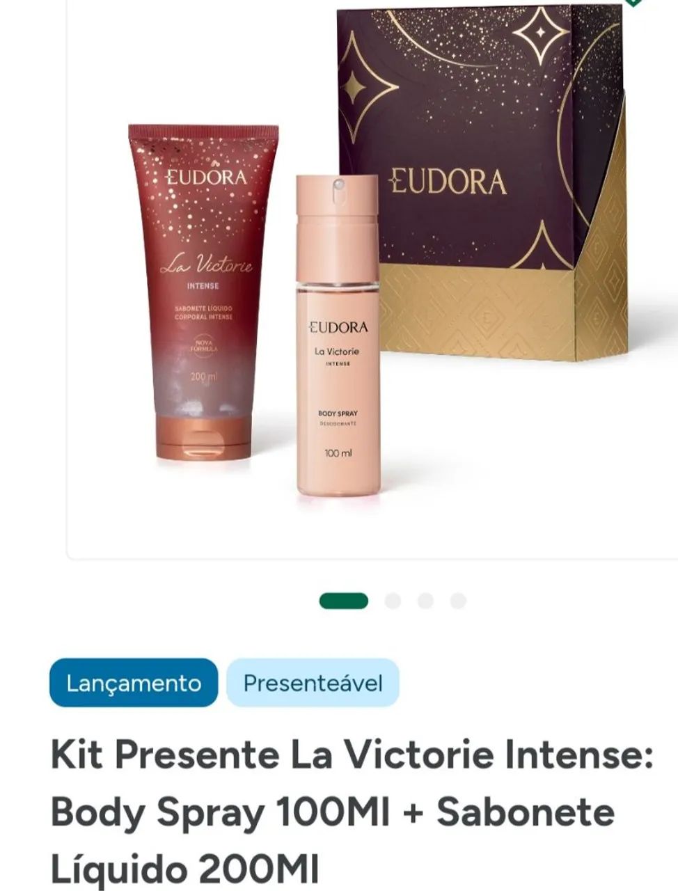 Kit presente lá victorie intense