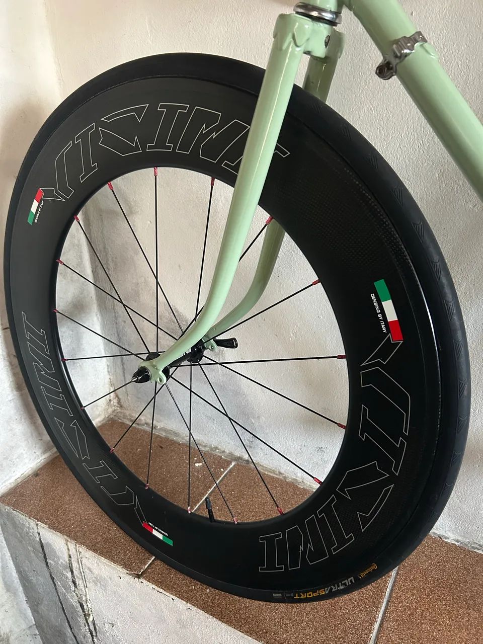 Roda vicinitec perfil 88 super nova com pneu - Foto 2