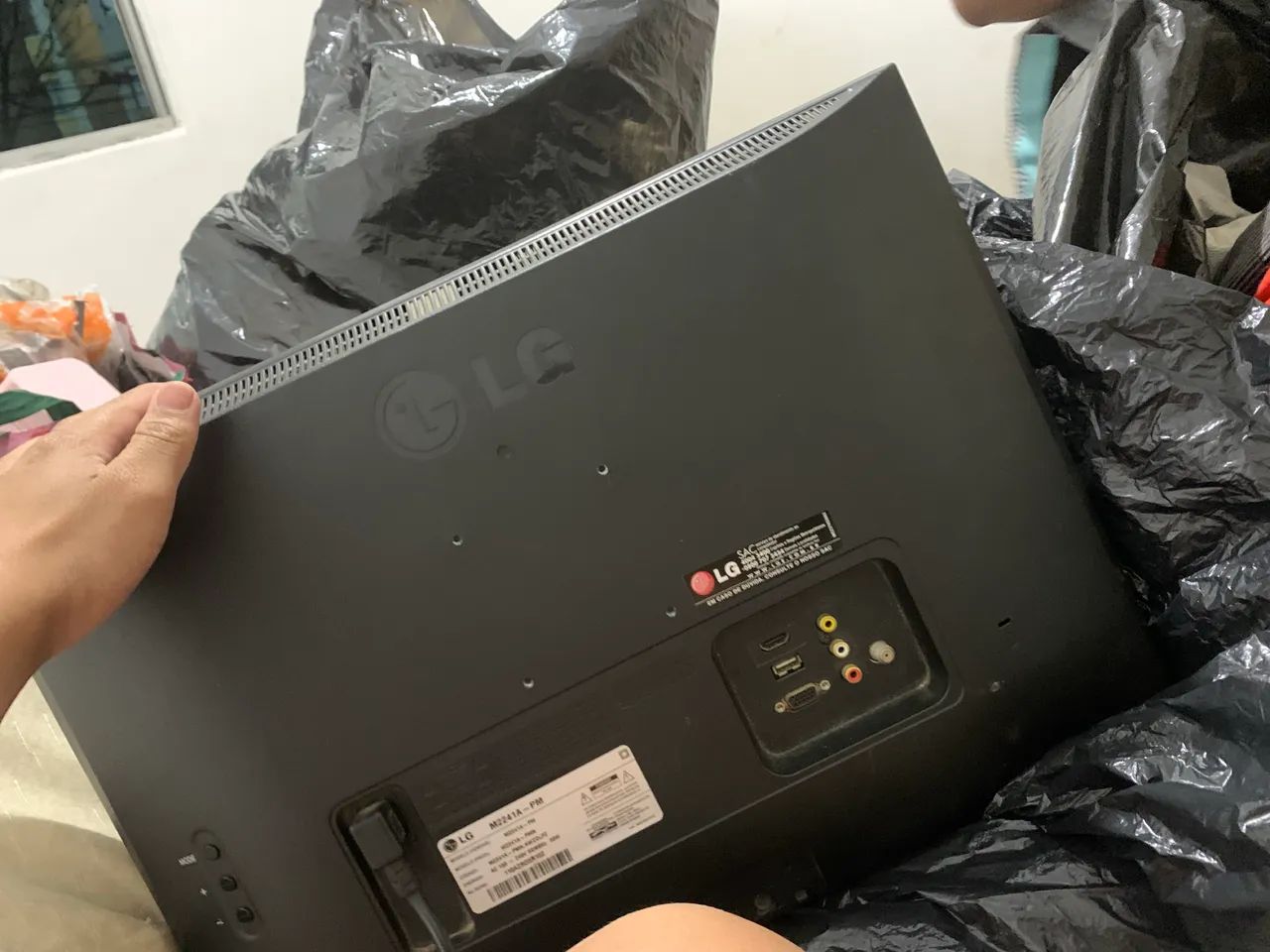 Tv 24 polegadas não é smart