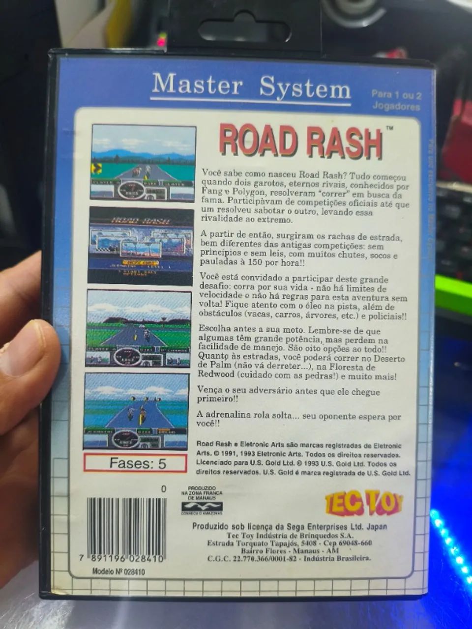 Road Rash Master System - Foto 2