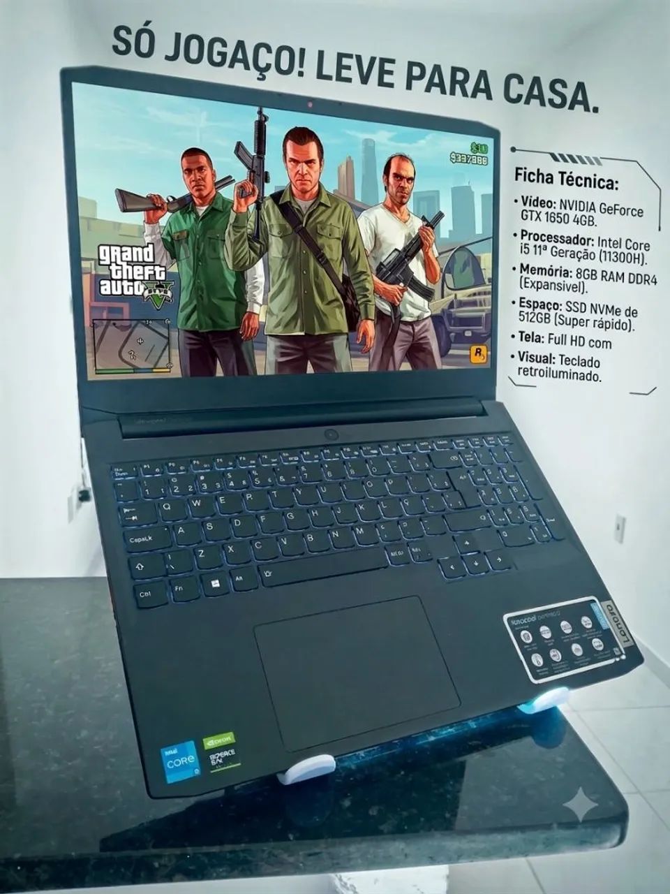 Notebook Gamer Lenovo