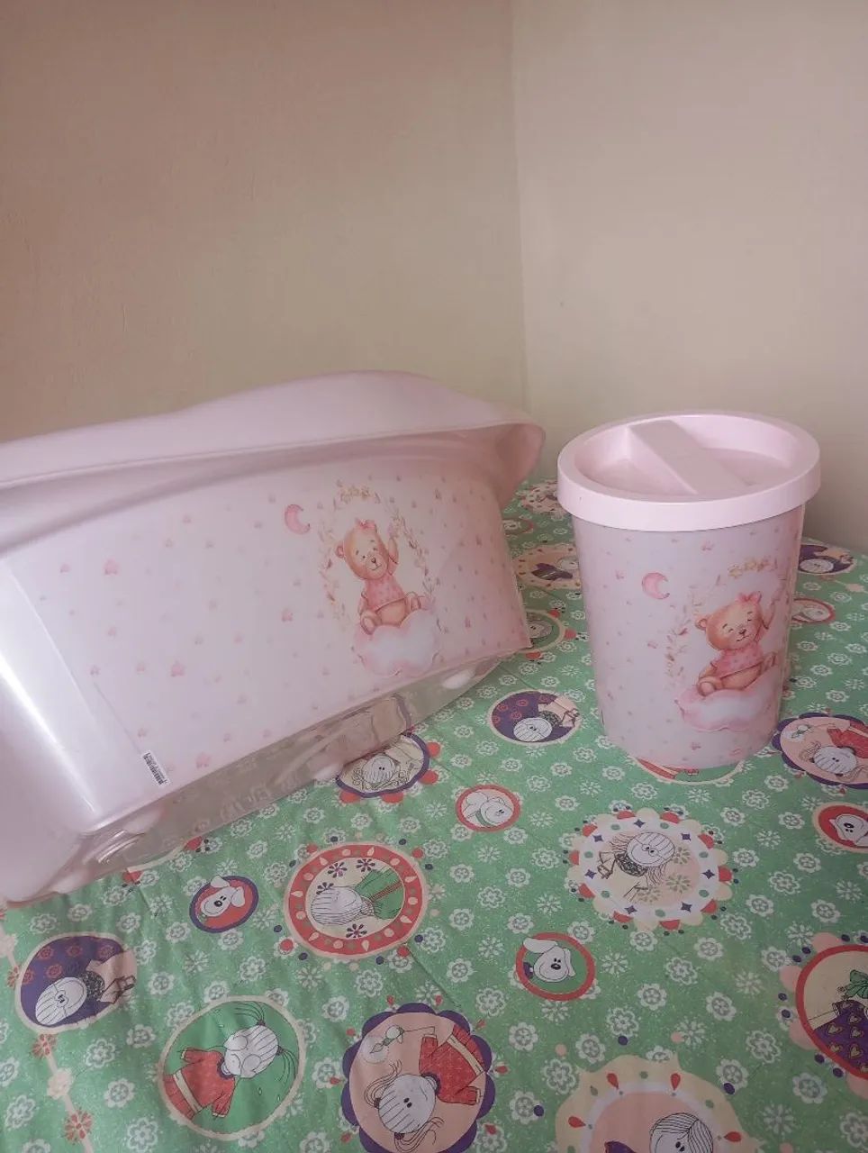 Banheira e lixeirinha de bebê  - Foto 3
