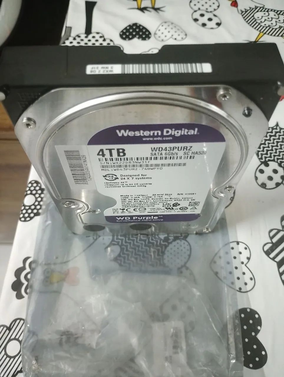 HD WD PURPLE 4TB - Foto 2
