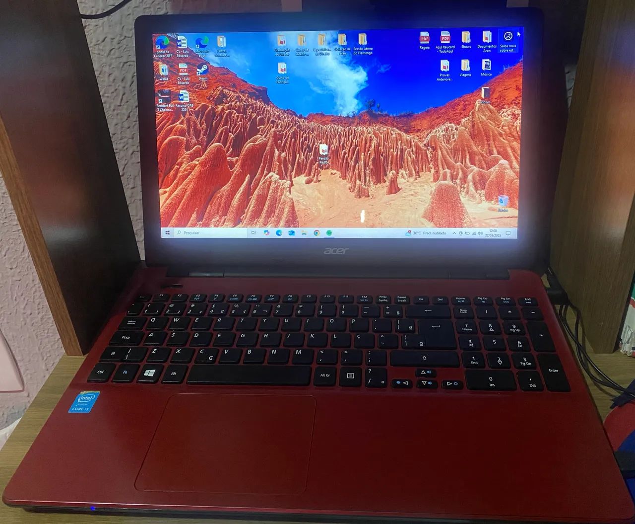 Notebook Ace Vermelho