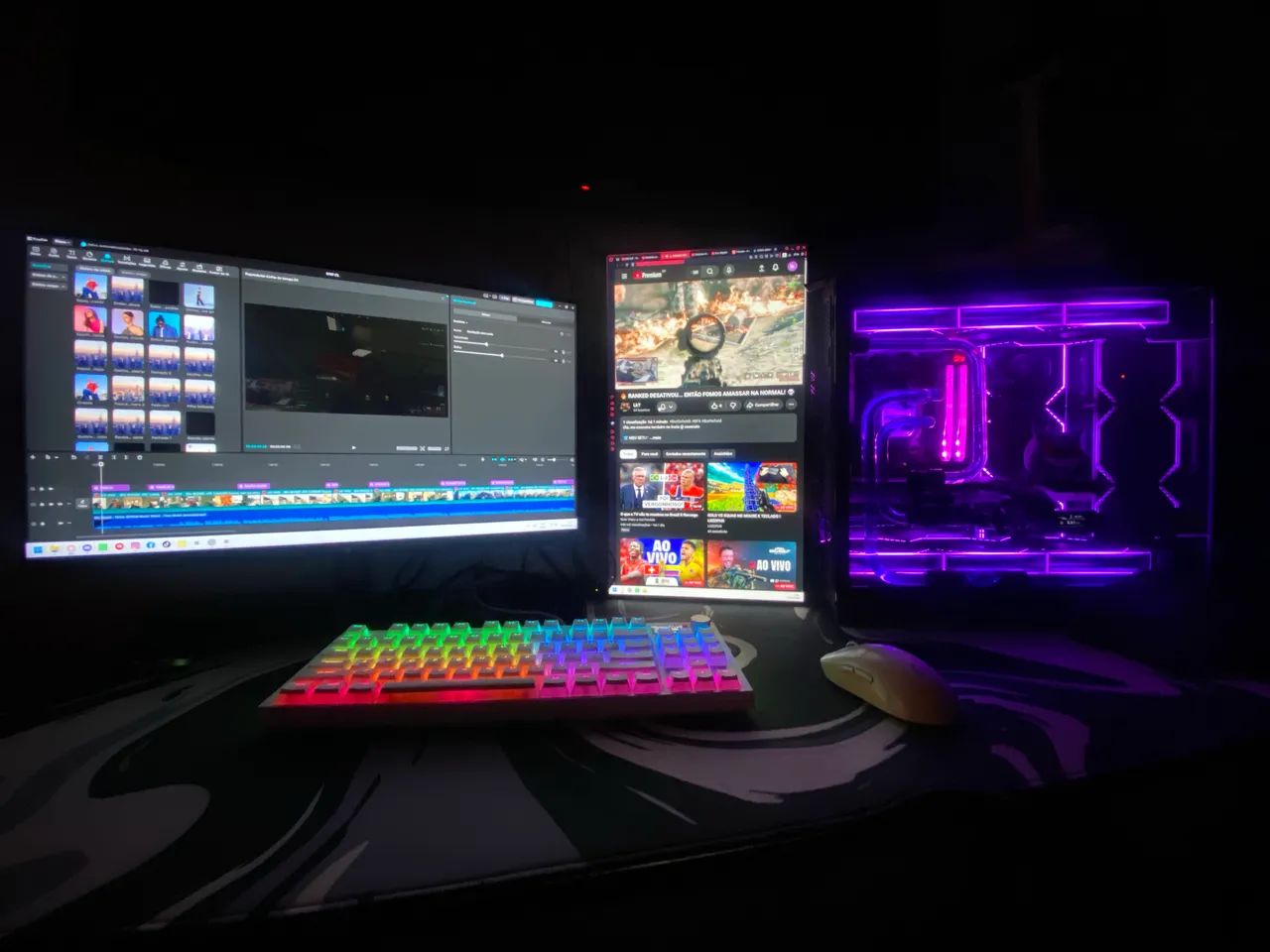 PC GAMER HIGHEND FULL CUSTOM AM5 RODA TUDO - Foto 5