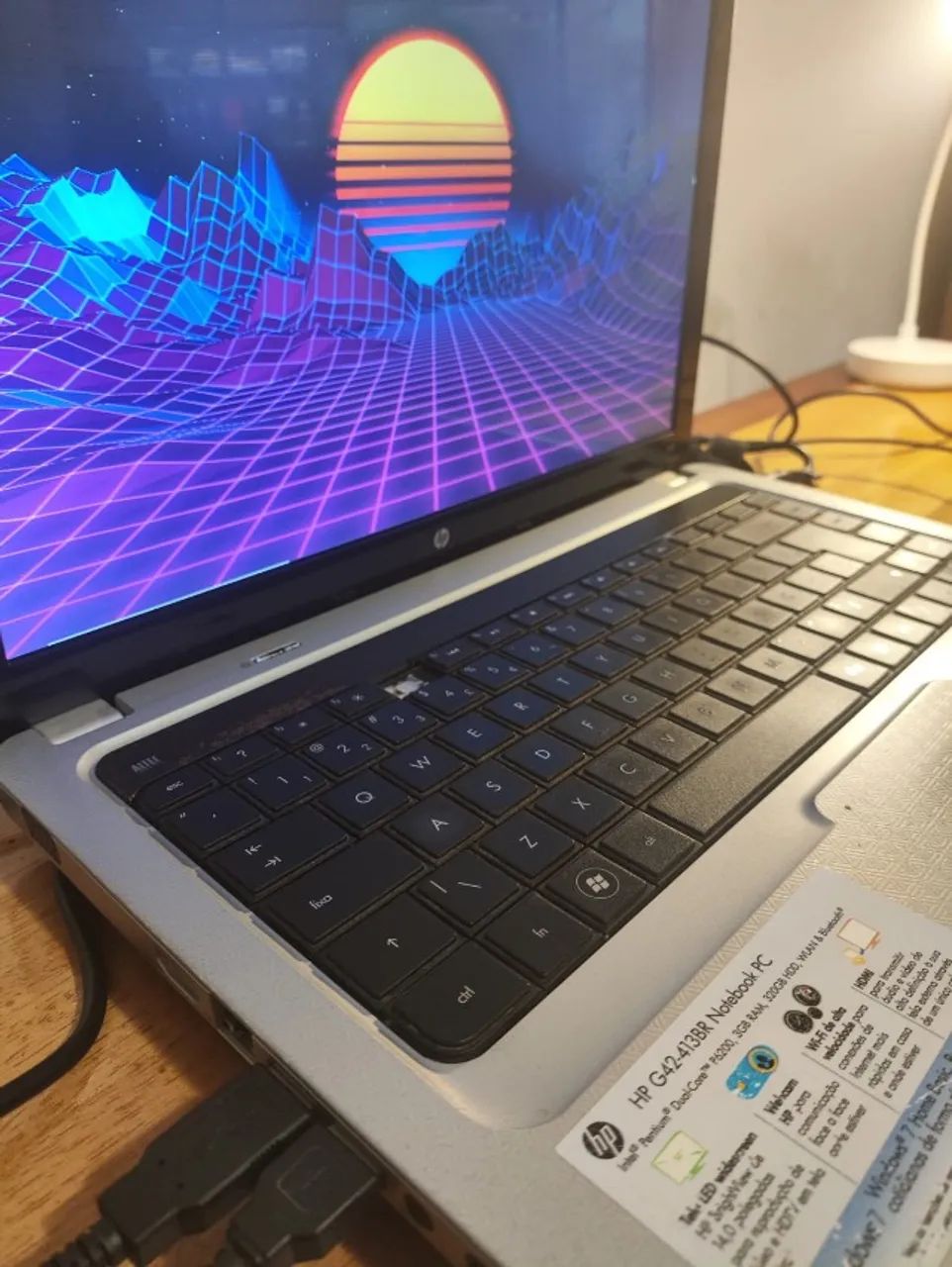 Notebook HP G42 Intel PG6200, 8GB RAM, SSD 240GB, Windows 10, Leitor de disco (USADO) - Foto 2