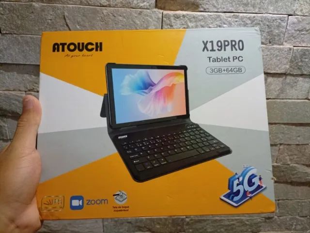 Tablet Atouch Com Capa Teclado Completo - Ideal Para Estudos - Foto 4
