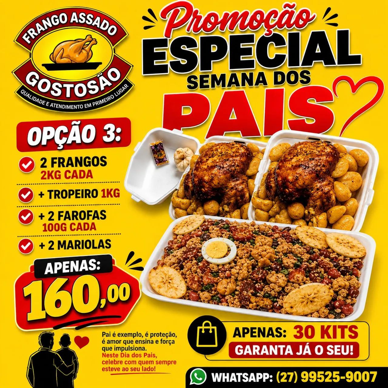 Frango para DIA DOS PAIS  - Foto 4