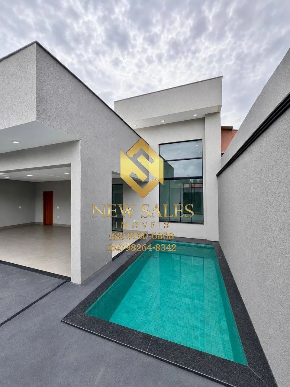 CASA 3 SUÍTES/1 SUÍTE MASTER - 161m² - GARAGEM COBERTA - SETOR MONTE CRISTO