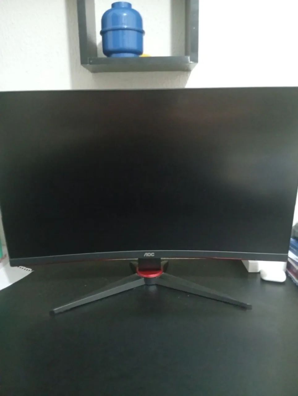 monitor gamer AOC 240hz curvo 27 polegadas 0.1ms e teclado mecanico switch red - Foto 2