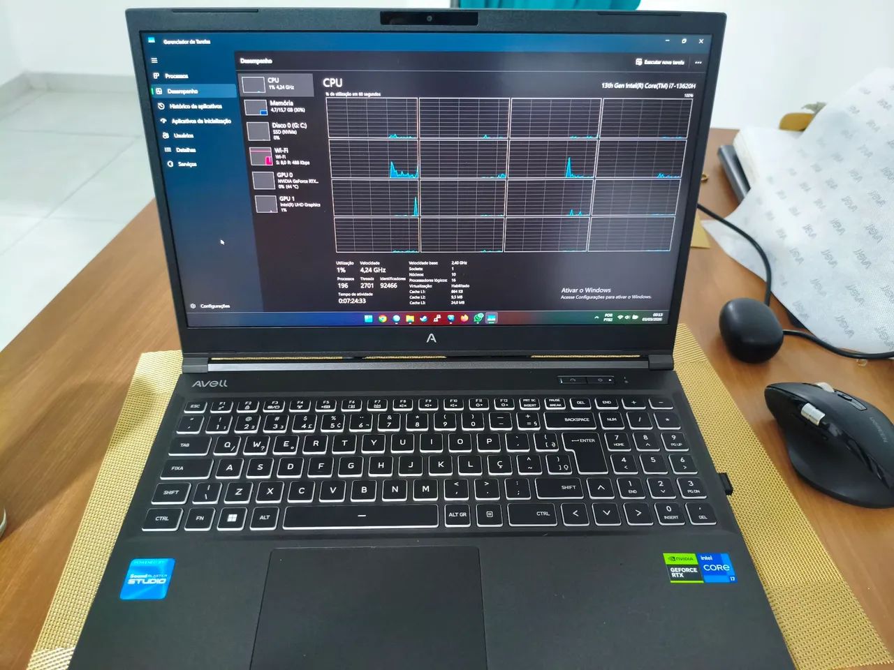 Notebook Avell 450 storm