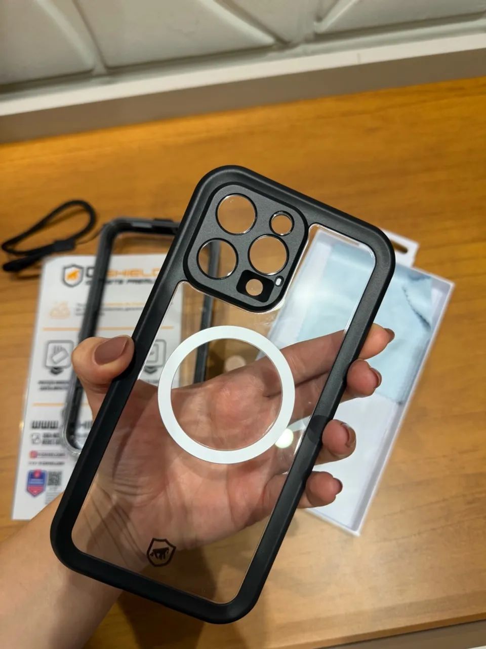 CAPA À PROVA D'ÁGUA NAUTICAL MAGSAFE PARA IPHONE 16 PRO MAX