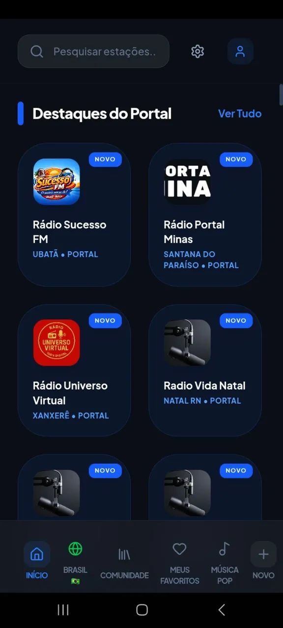 Criação de Rádio Online e Loja virtual 