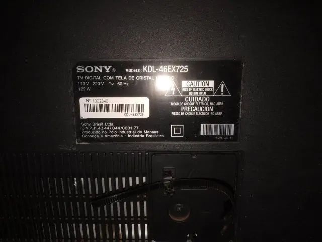 Tv Sony 46 Polegadas - Retirar Peças - Foto 5