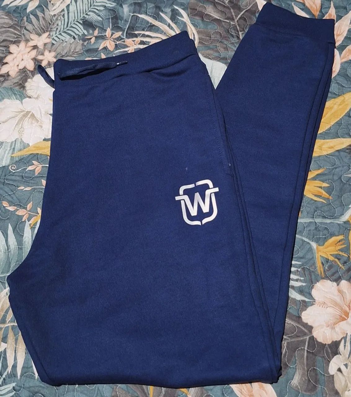 calça moletom azul wooks - Foto 2