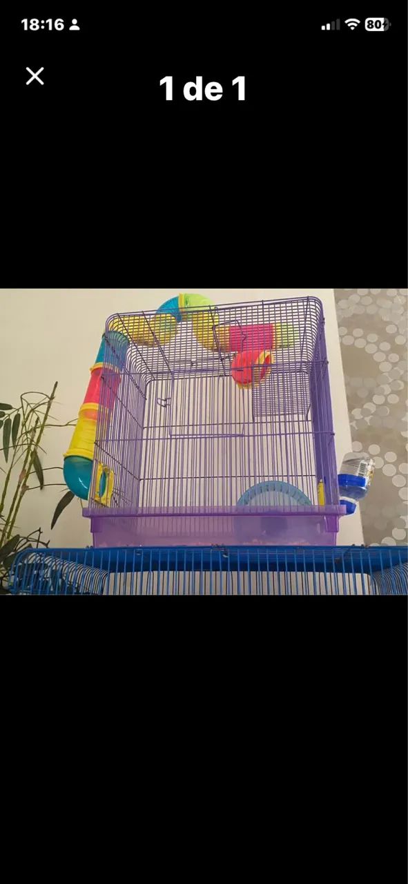 Gaiola para hamster 