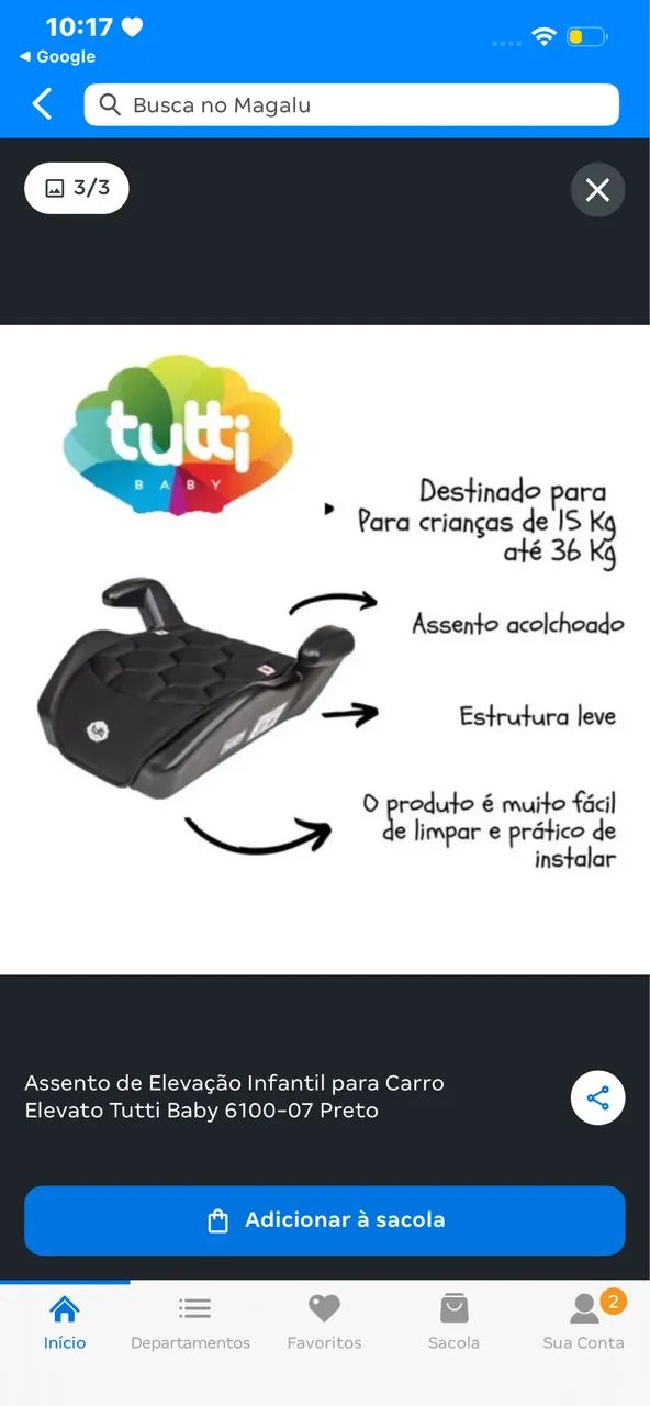 Assento de elevação tutty baby - Foto 3