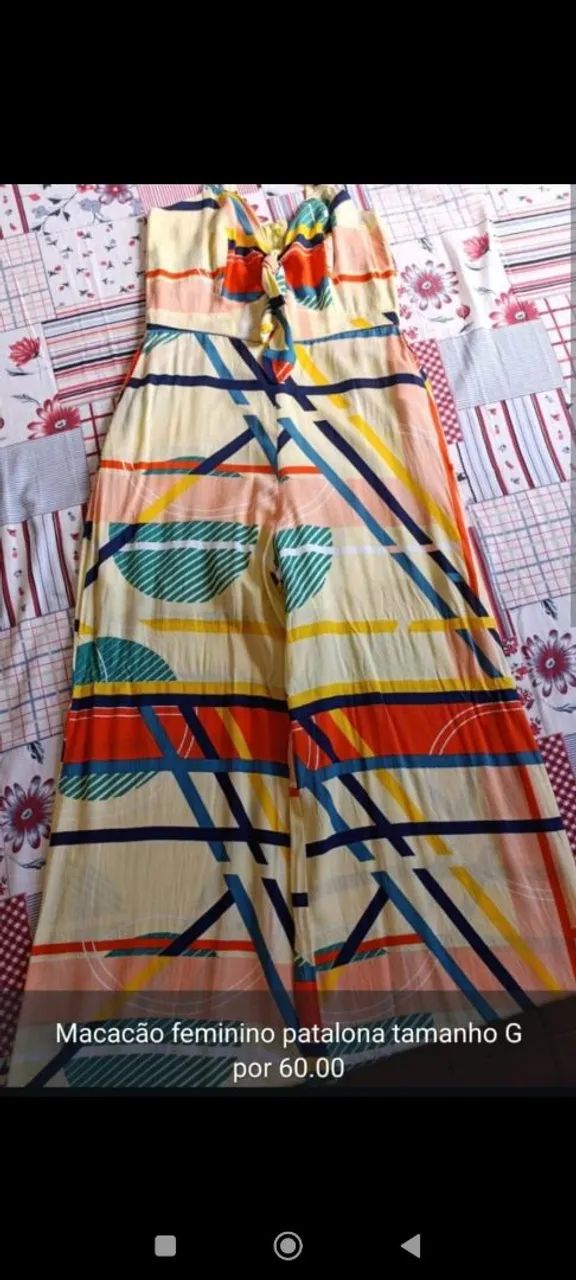 Macacão pantalona 