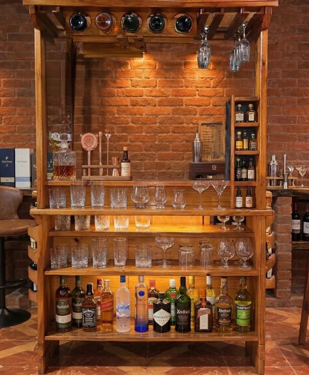 Bar barzinho balcão rústico saia restaurante comércio  - Foto 3