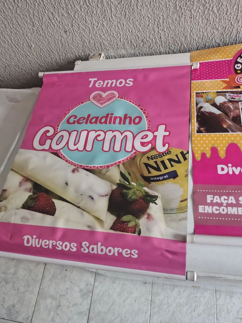 Banners geladinho gourmet novos  - Foto 2