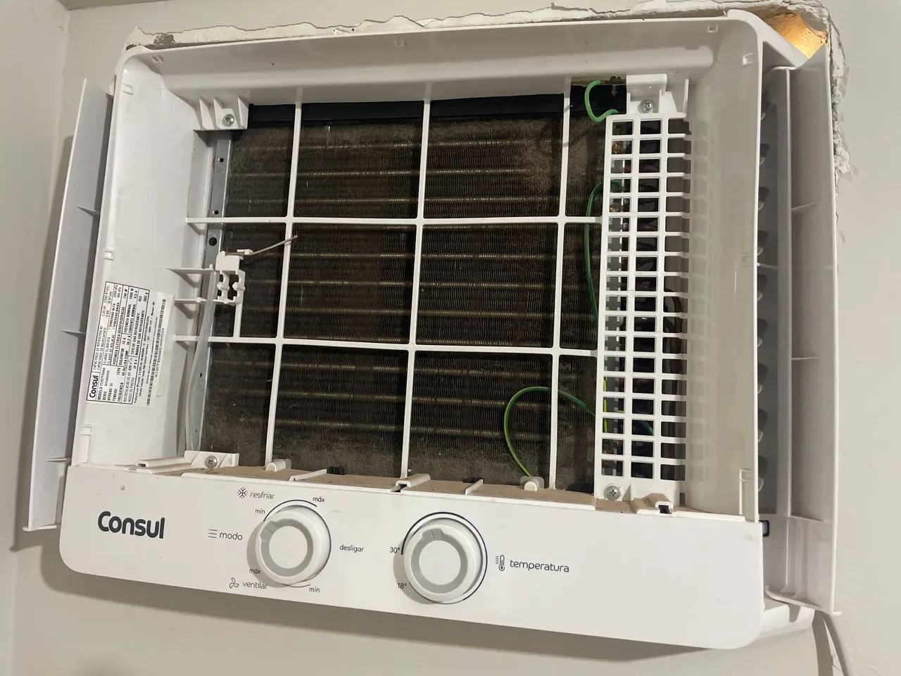 Ar- condicionado janela/parede 7500 BTus Cônsul 110V - Foto 2