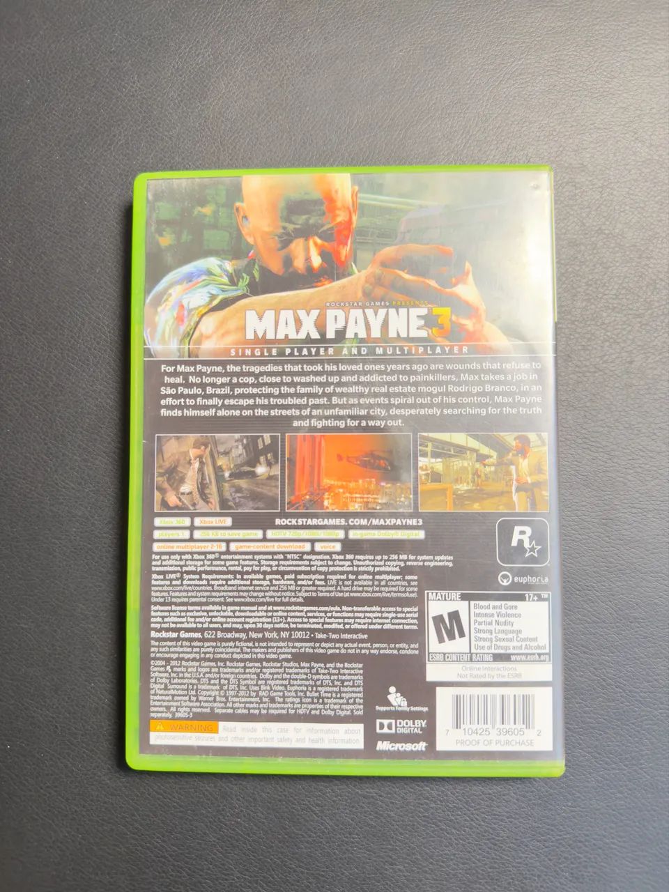 Max Payne 3 de Xbox 360  - Foto 2