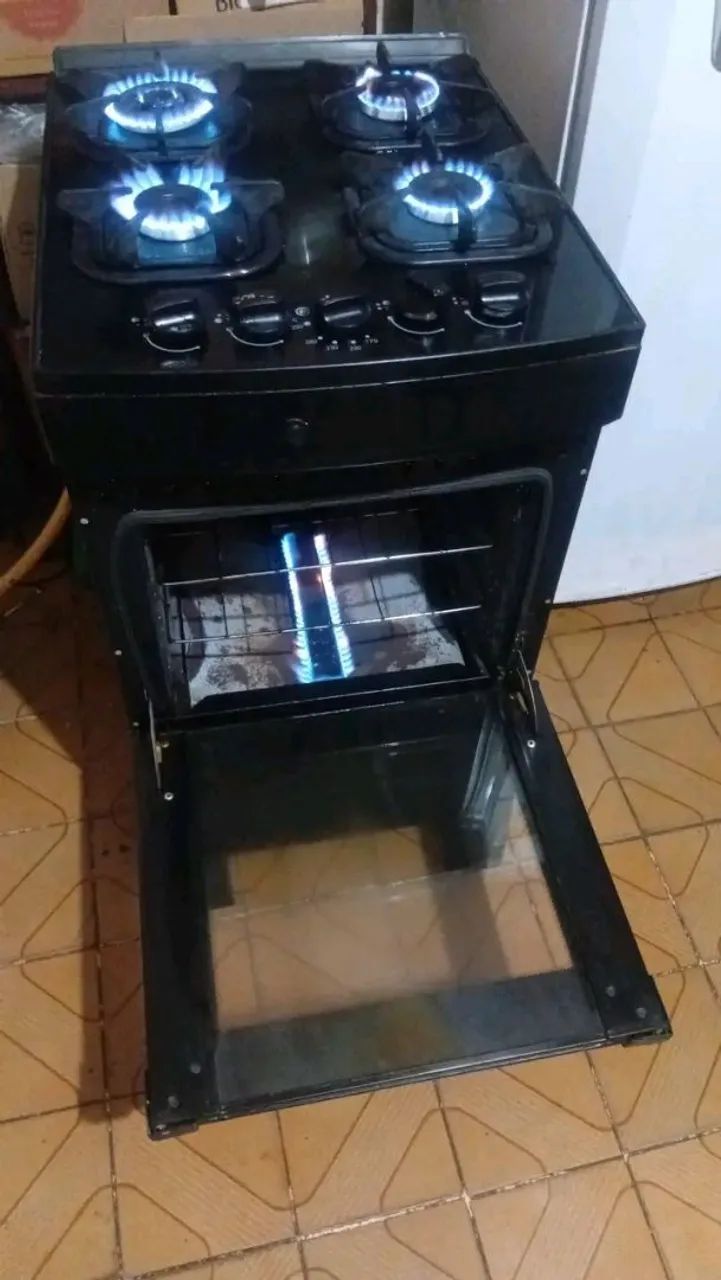 Fogão muller mesa de vidro - Foto 3
