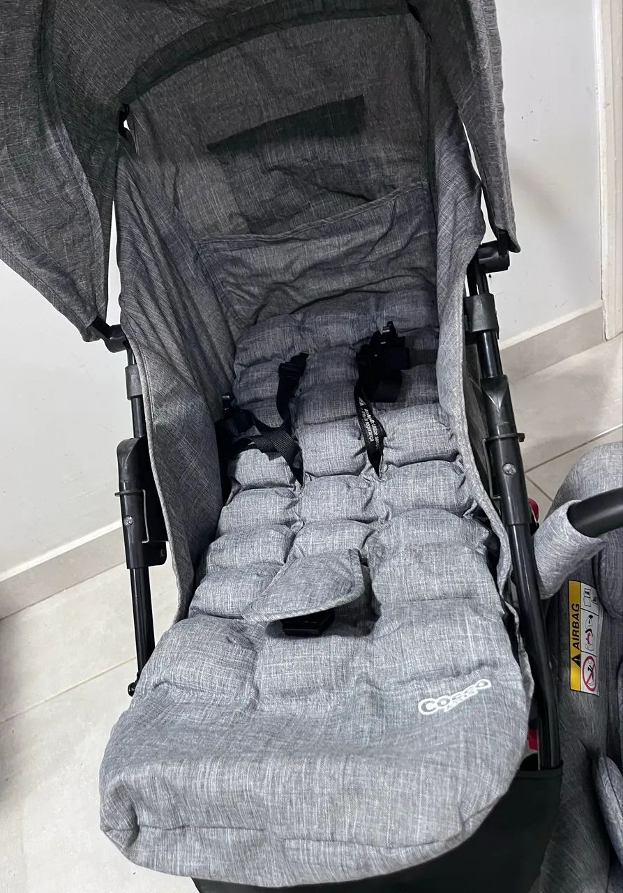 Kit carrinho + bebê conforto 