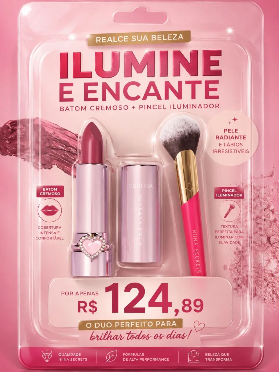 Perfumes e maquiagem 