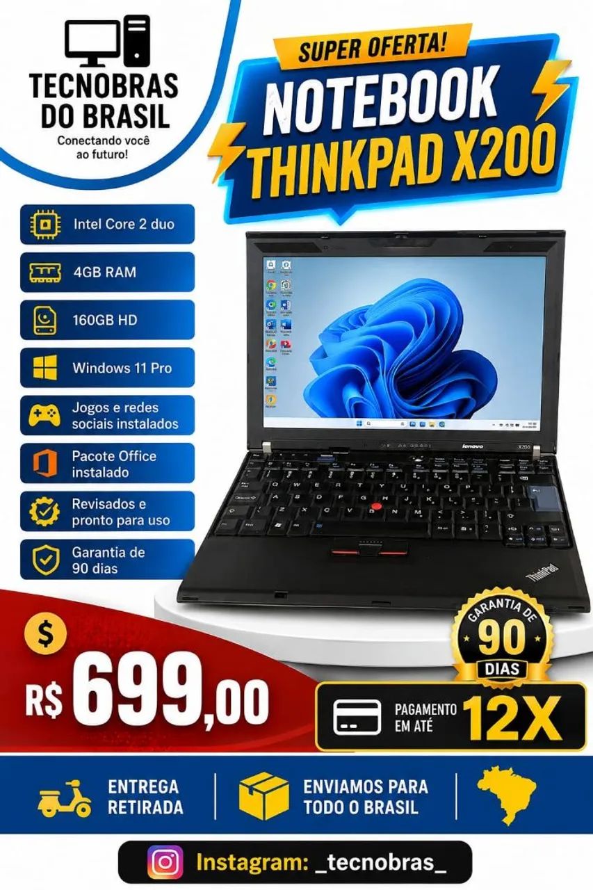 Notebook Thinkpad X200