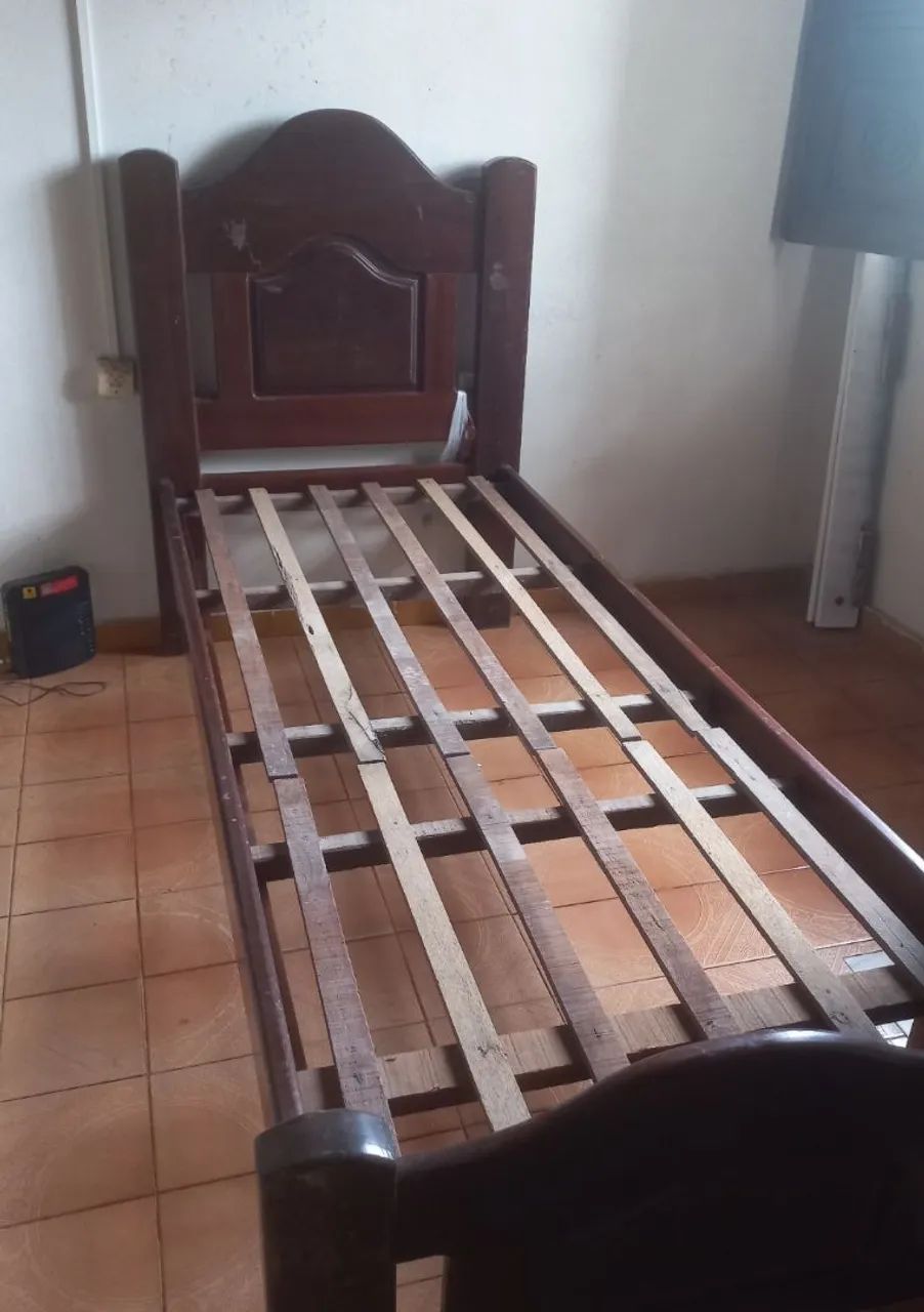 CAMA SOLTEIRO DE MADEIRA - Foto 3