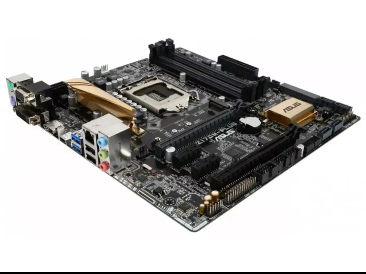placa mãe z170m plus br + i7 7700k 
