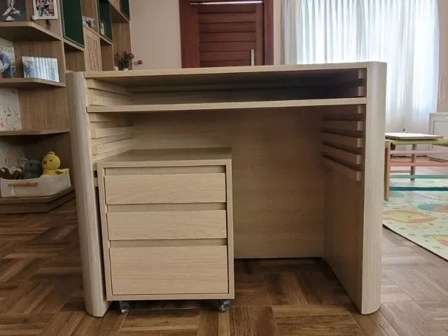 Trocador com gaveteiro e mesinha infantil - Foto 4