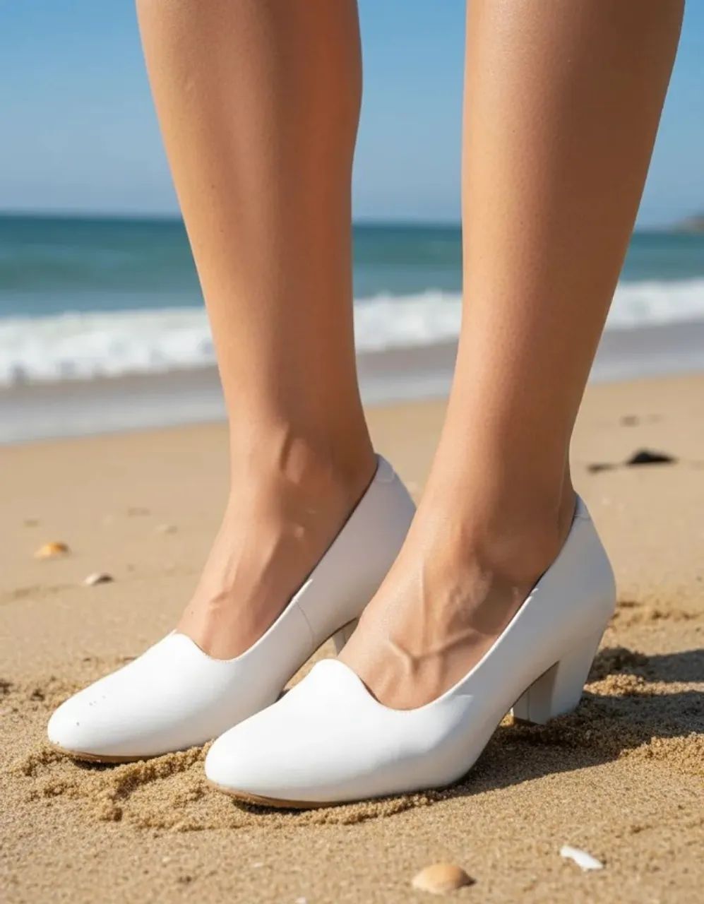SAPATO MODARE MAXI CONFORT BRANCO NOVO - Foto 4