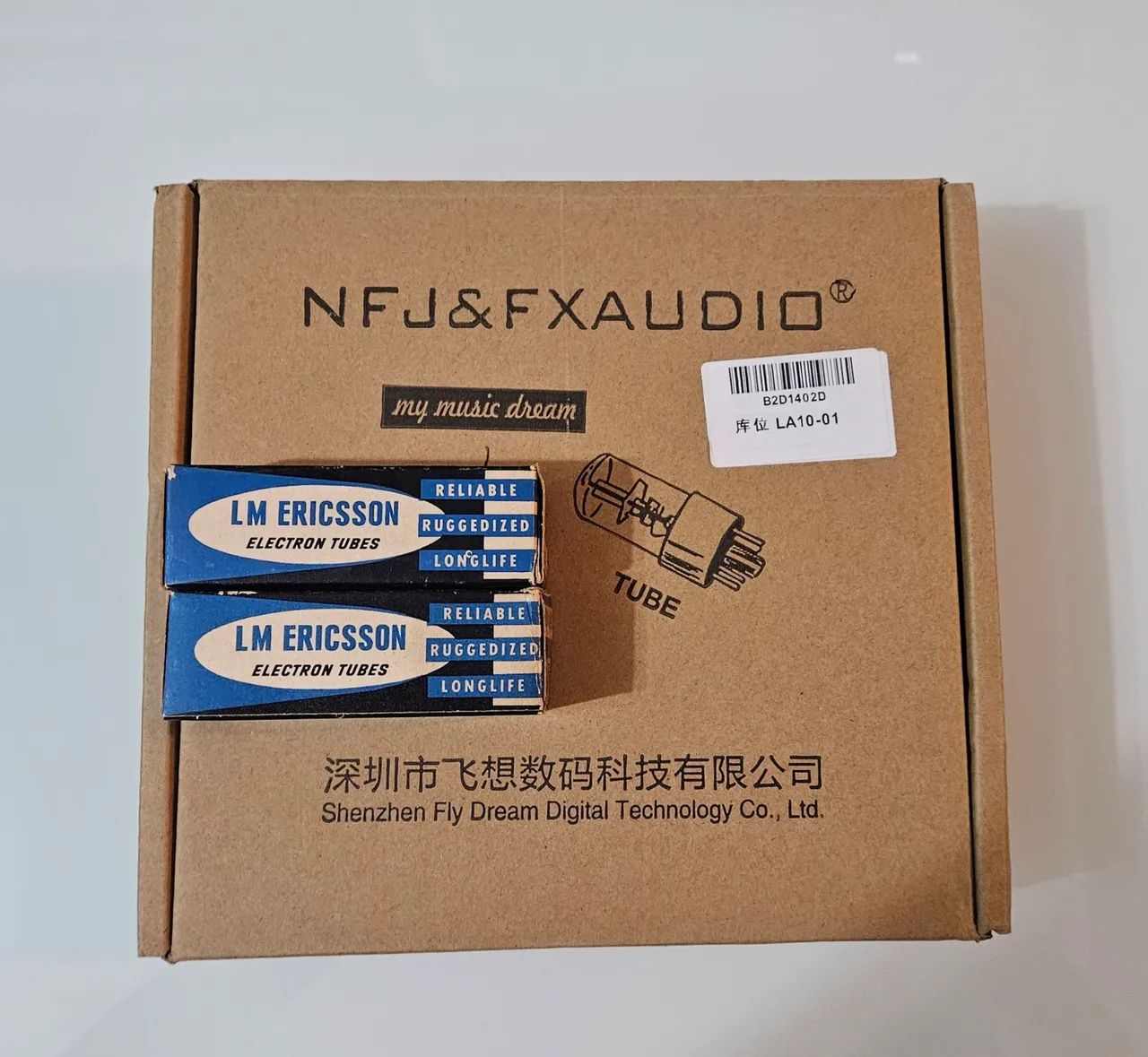 NFJ FXaudio Tube 03 pré amplificador - Foto 6