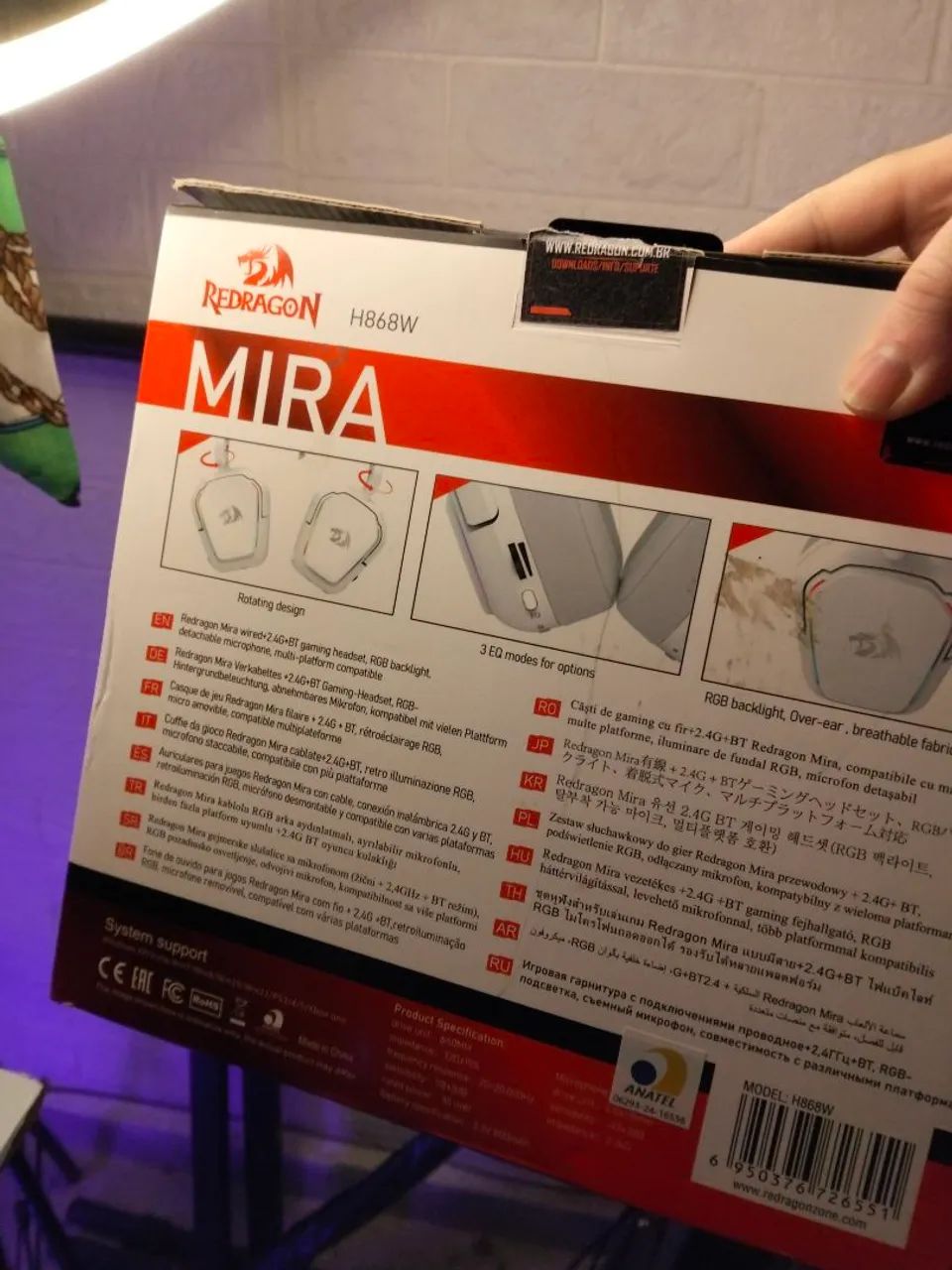Headset Redragon Mira trimode - Foto 2