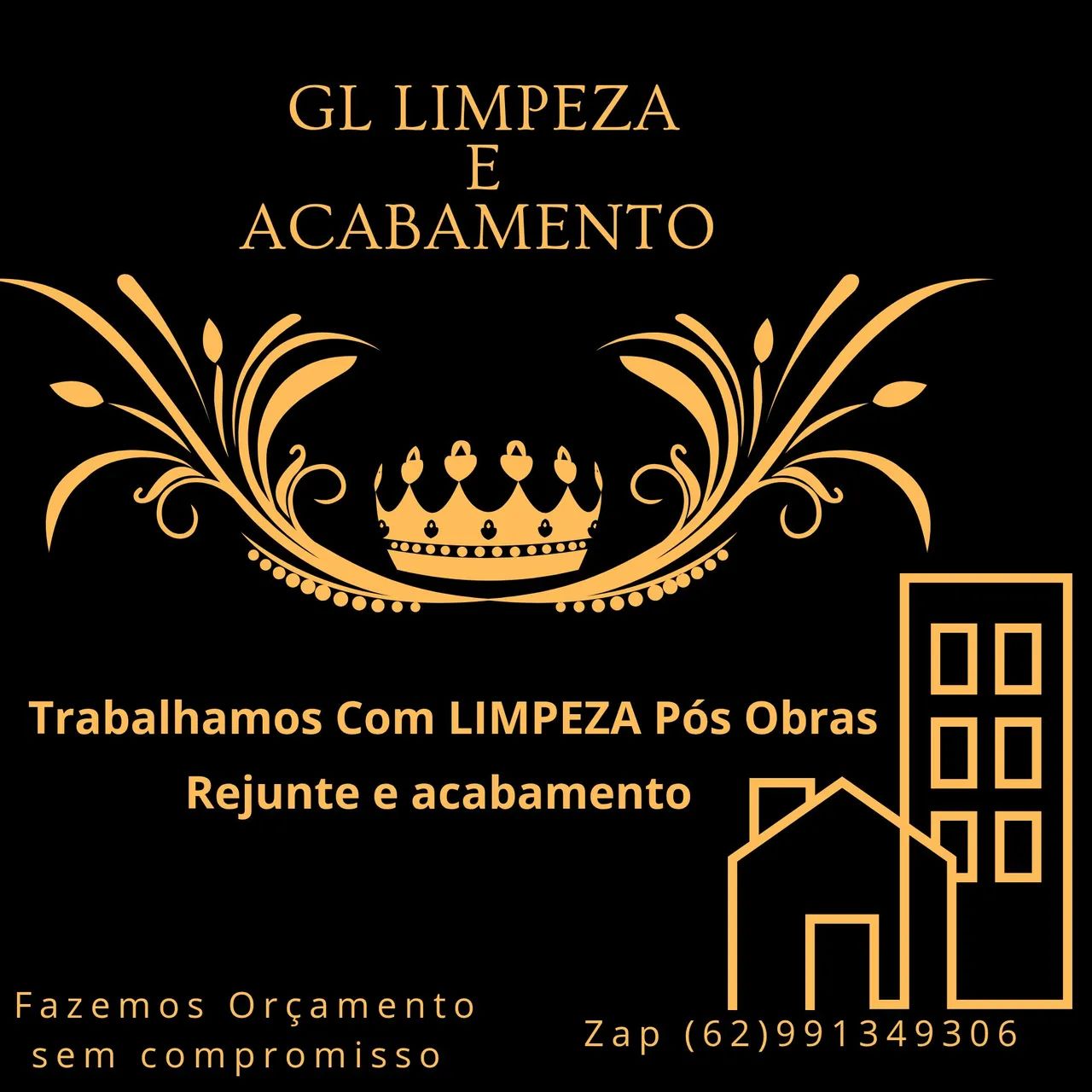 Limpeza pois obra 