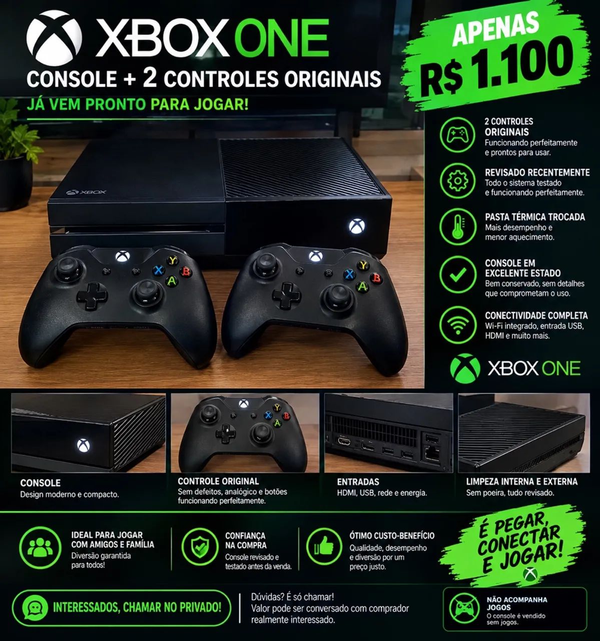 Vende-se Xbox one 