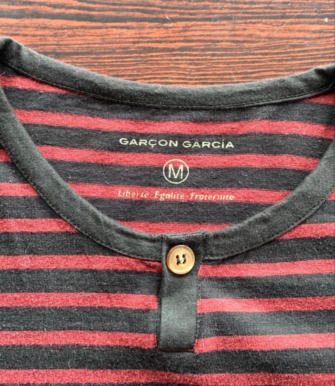 Camiseta listrada manga comprida Garçon Garcia - Foto 3