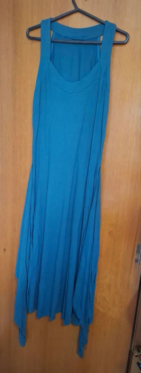 Vestido Azul Longuete  - Foto 2