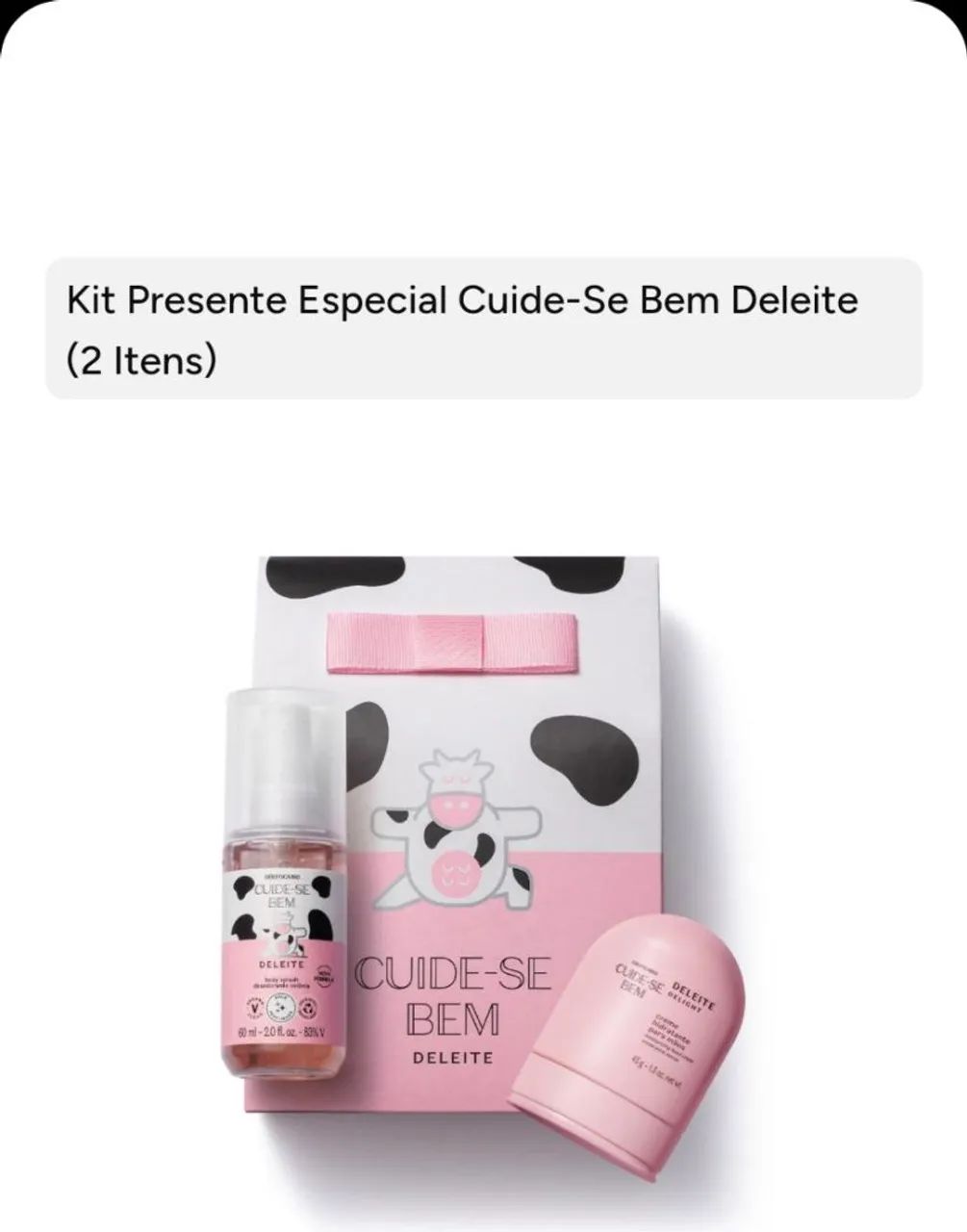 Kit deleite 