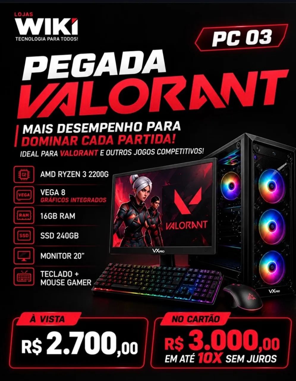 PC GAMER ZERADO - Foto 3