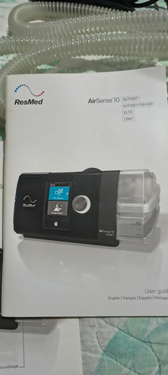 Cpap airsense 10 com umidificador RESMED - Foto 2
