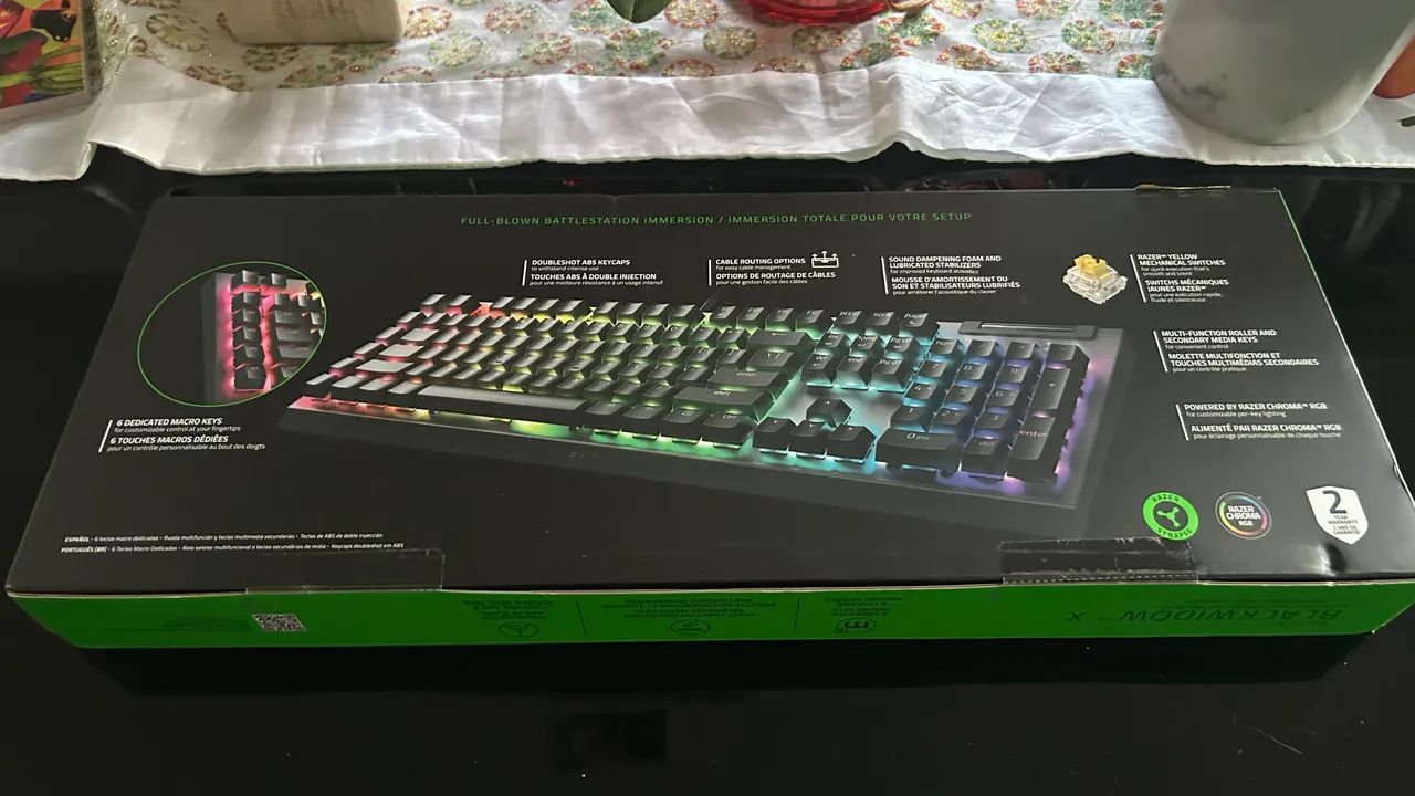 Teclado Razer Blackwindow v4 x - Lacrado - Foto 2