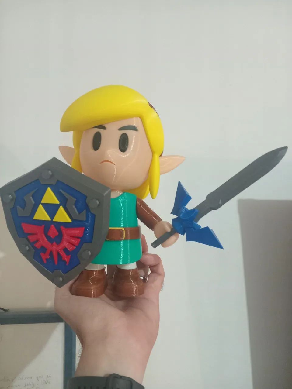 Zelda boneco link gigante 25cm