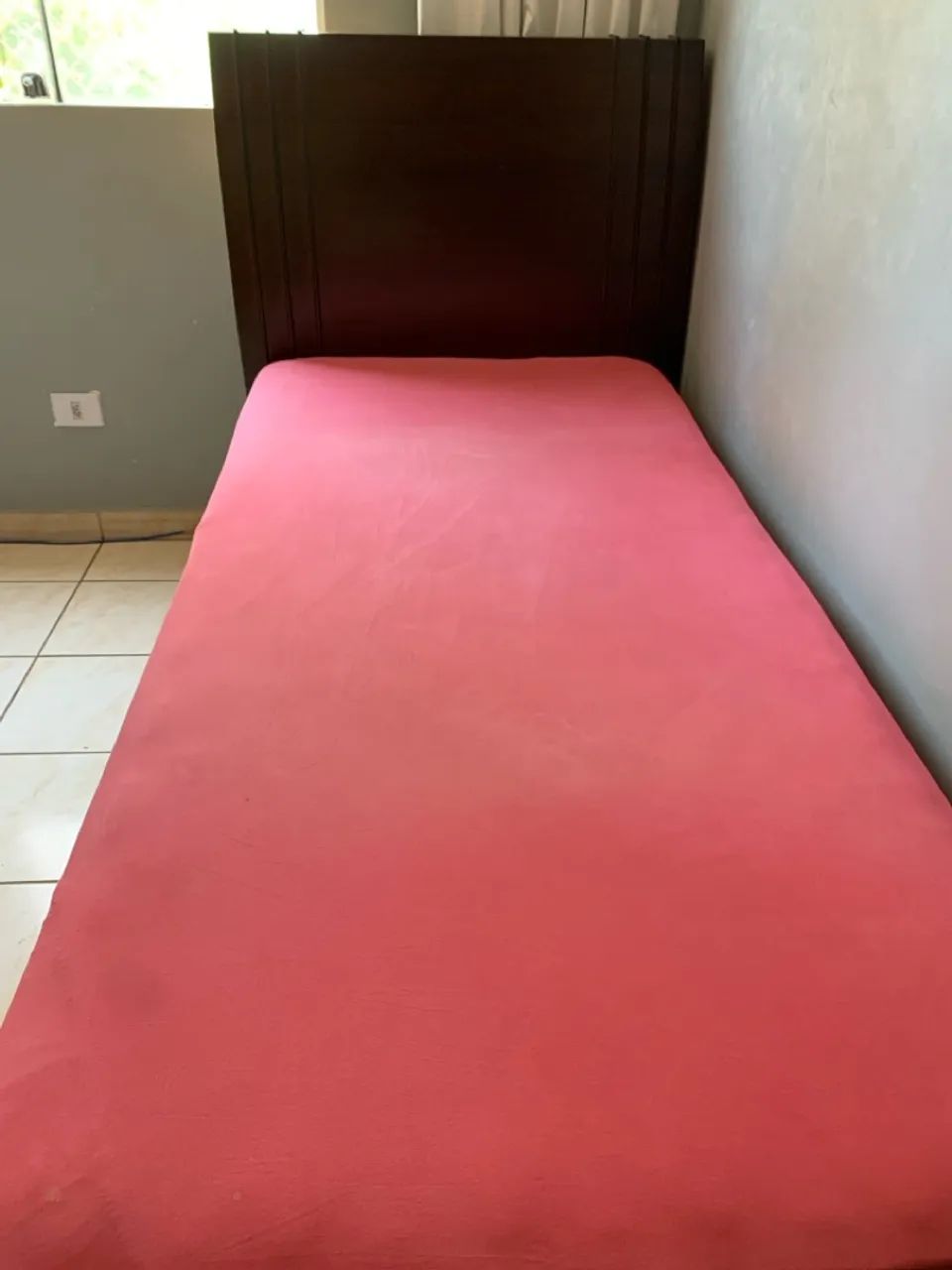Cama dupla de madeira solteiro - Foto 2