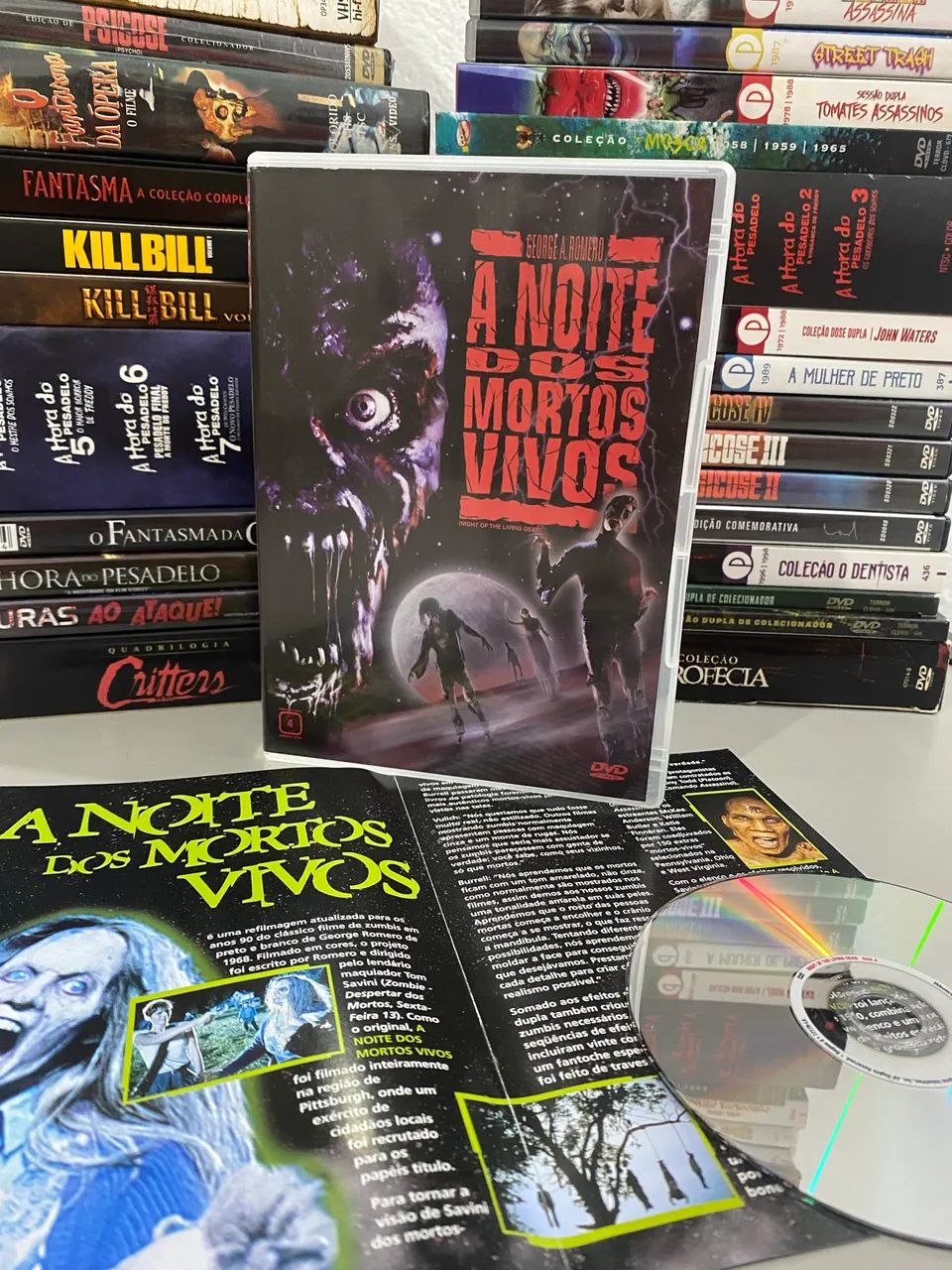 DVD A Noite dos Mortos Vivos (1990) Original Remake Tom Savini