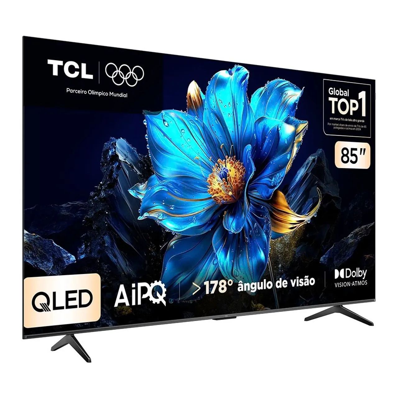 SMART TV TCL 85" 4K - Na caixa, Lacrada (Nunca usada).