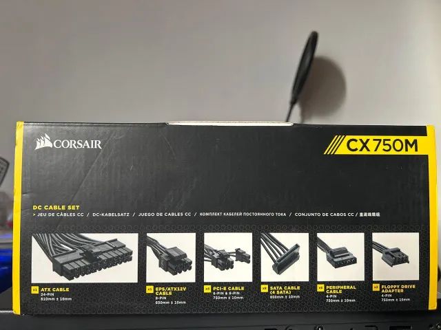 Fonte Corsair Cx 750M semi modular - Foto 3